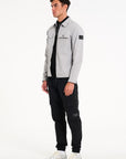 Stelth Overshirt in Ice Grey