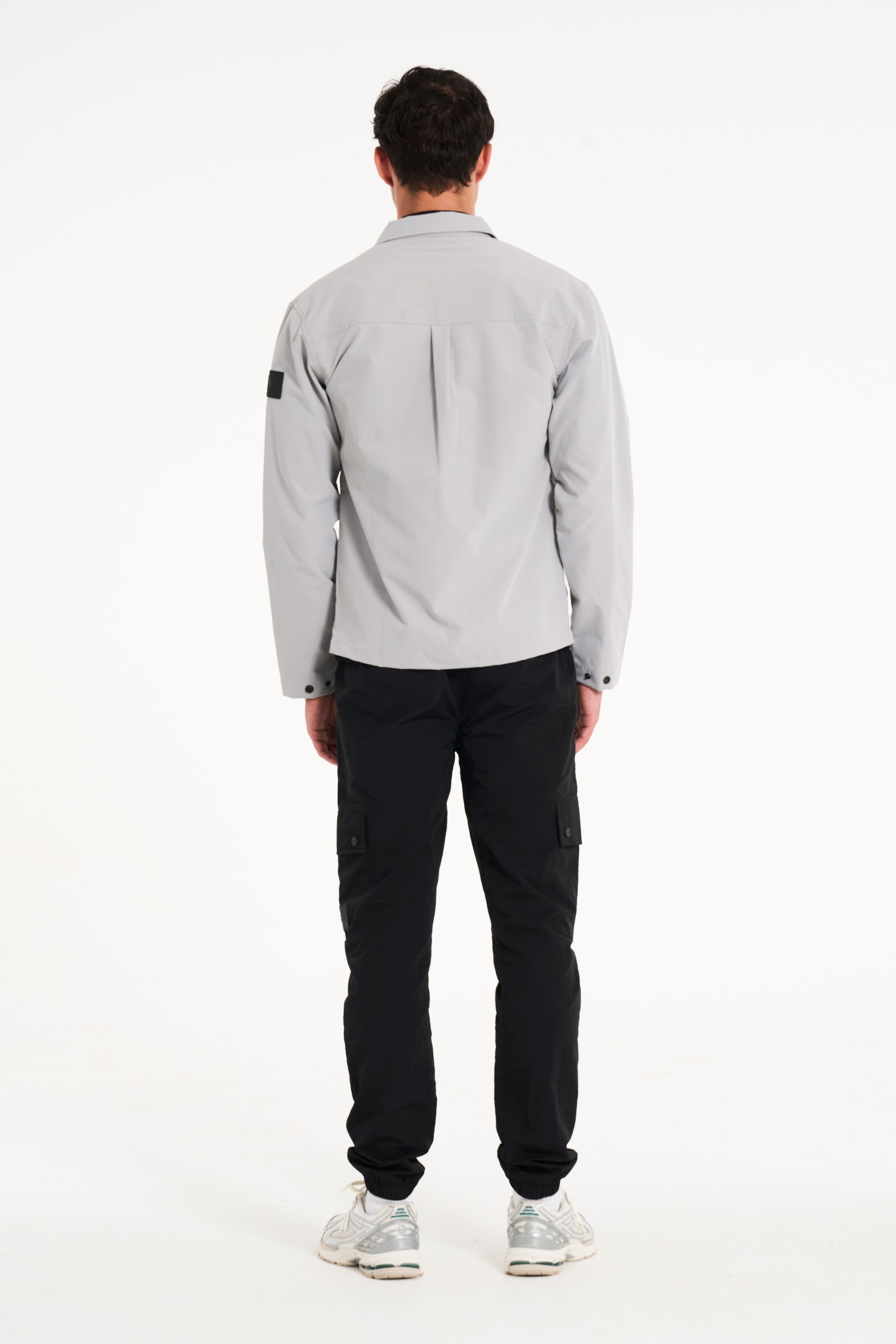 Stelth Overshirt in Ice Grey