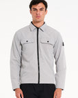 Stelth Overshirt in Ice Grey