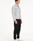 Stelth Overshirt in Ice Grey