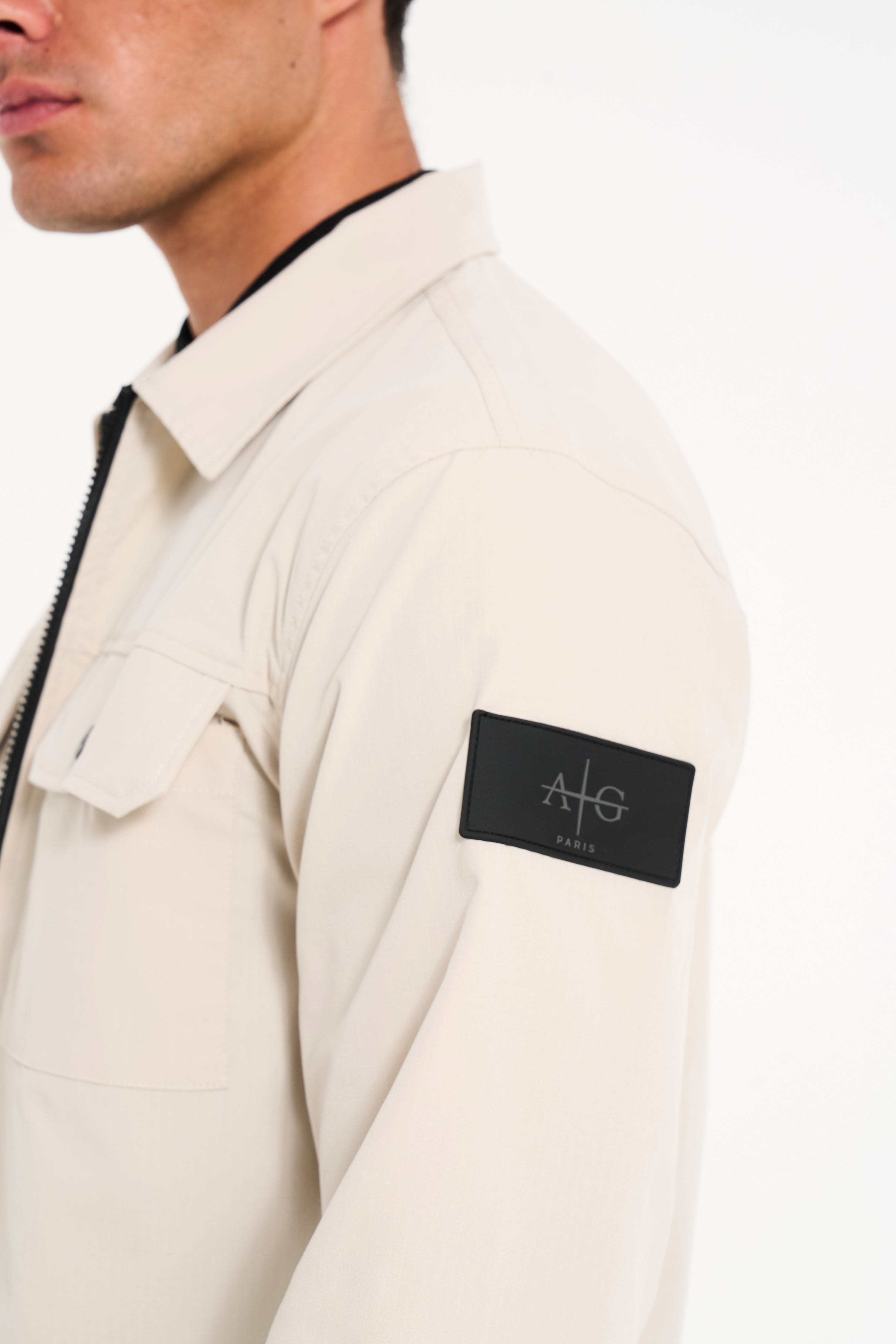 Stelth Overshirt in Stone – Avant Garde Paris