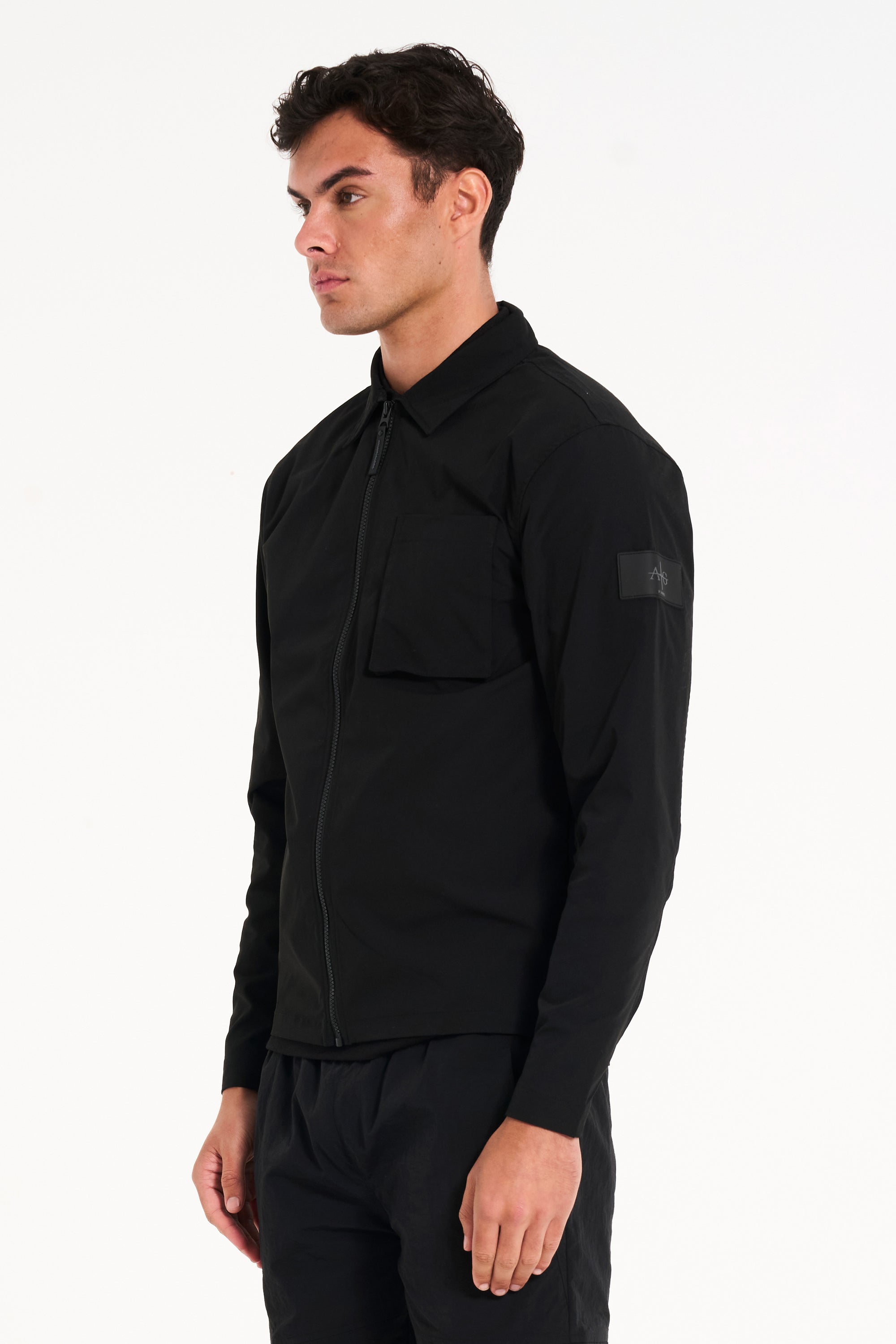 Mento Overshirt in Black