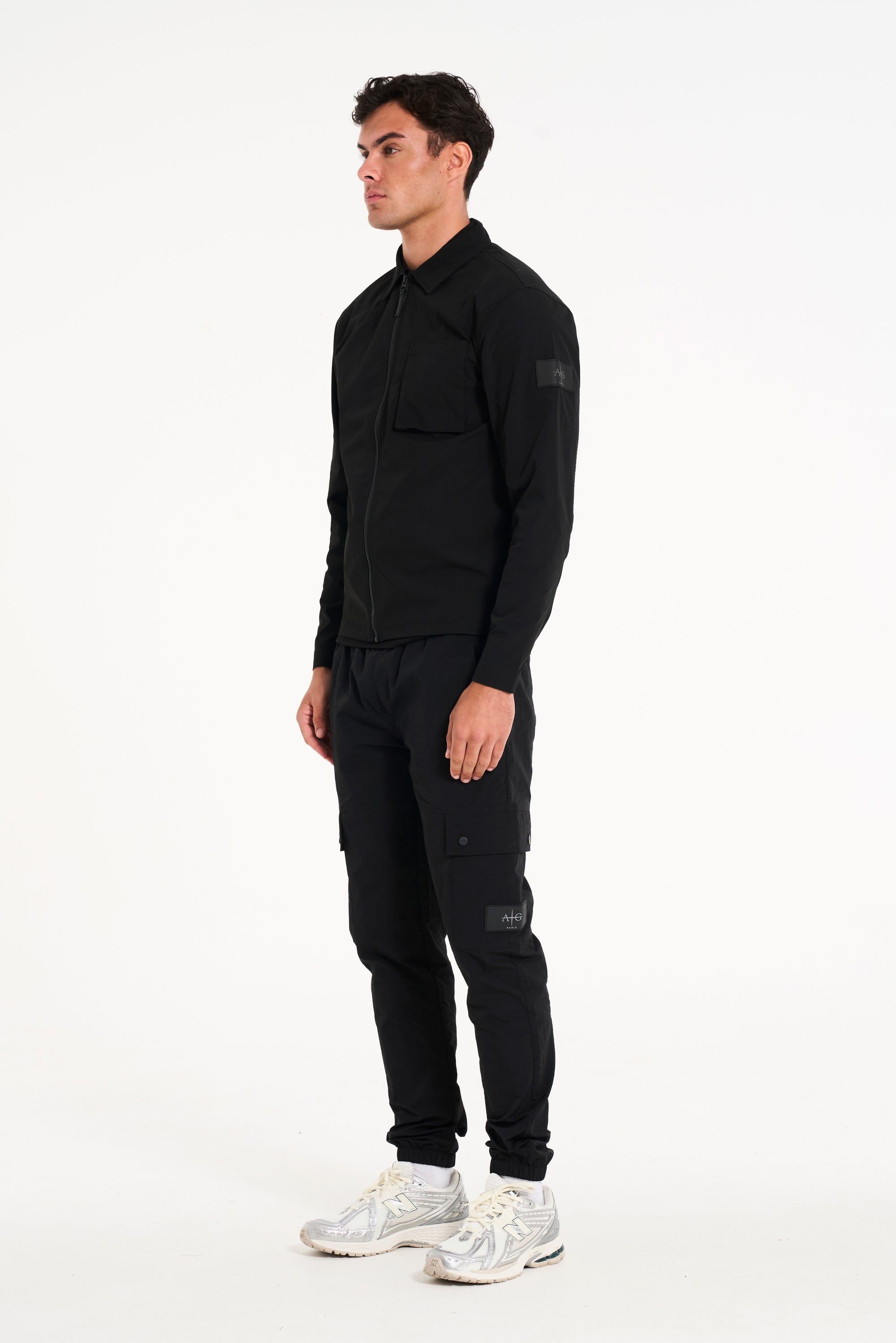 Mento Overshirt in Black