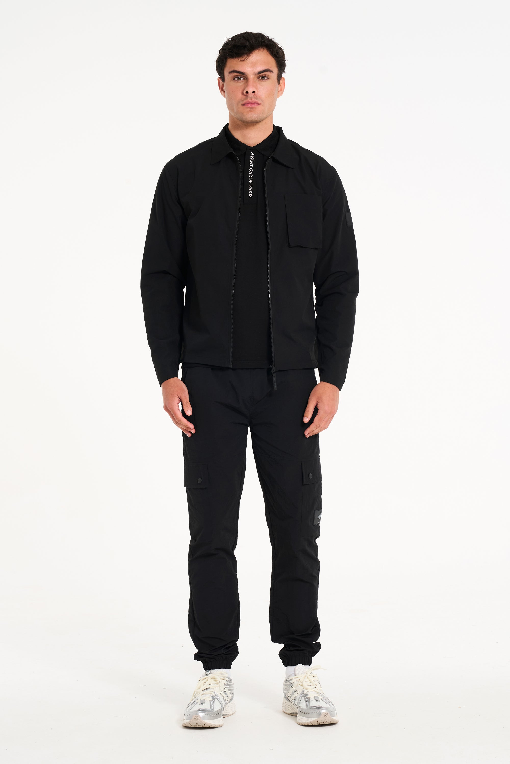 Mento Overshirt in Black