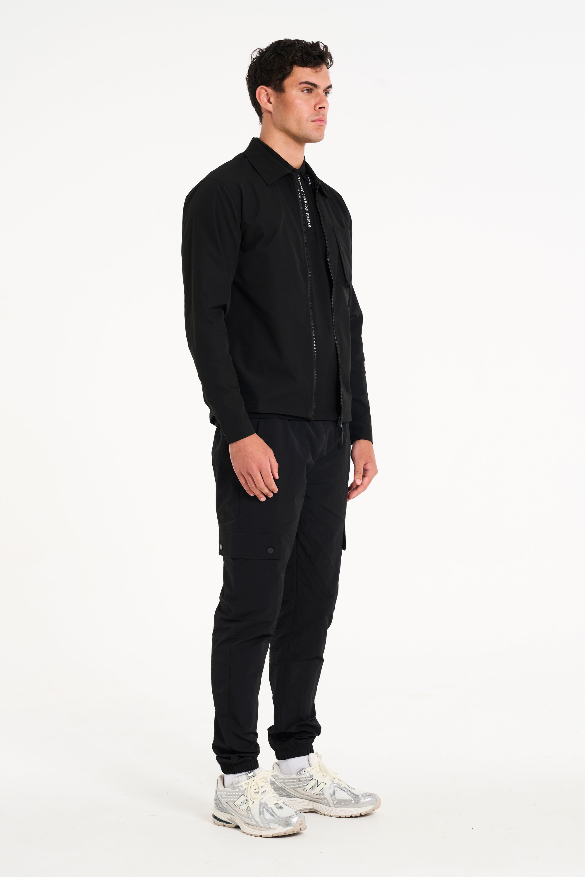 Mento Overshirt in Black