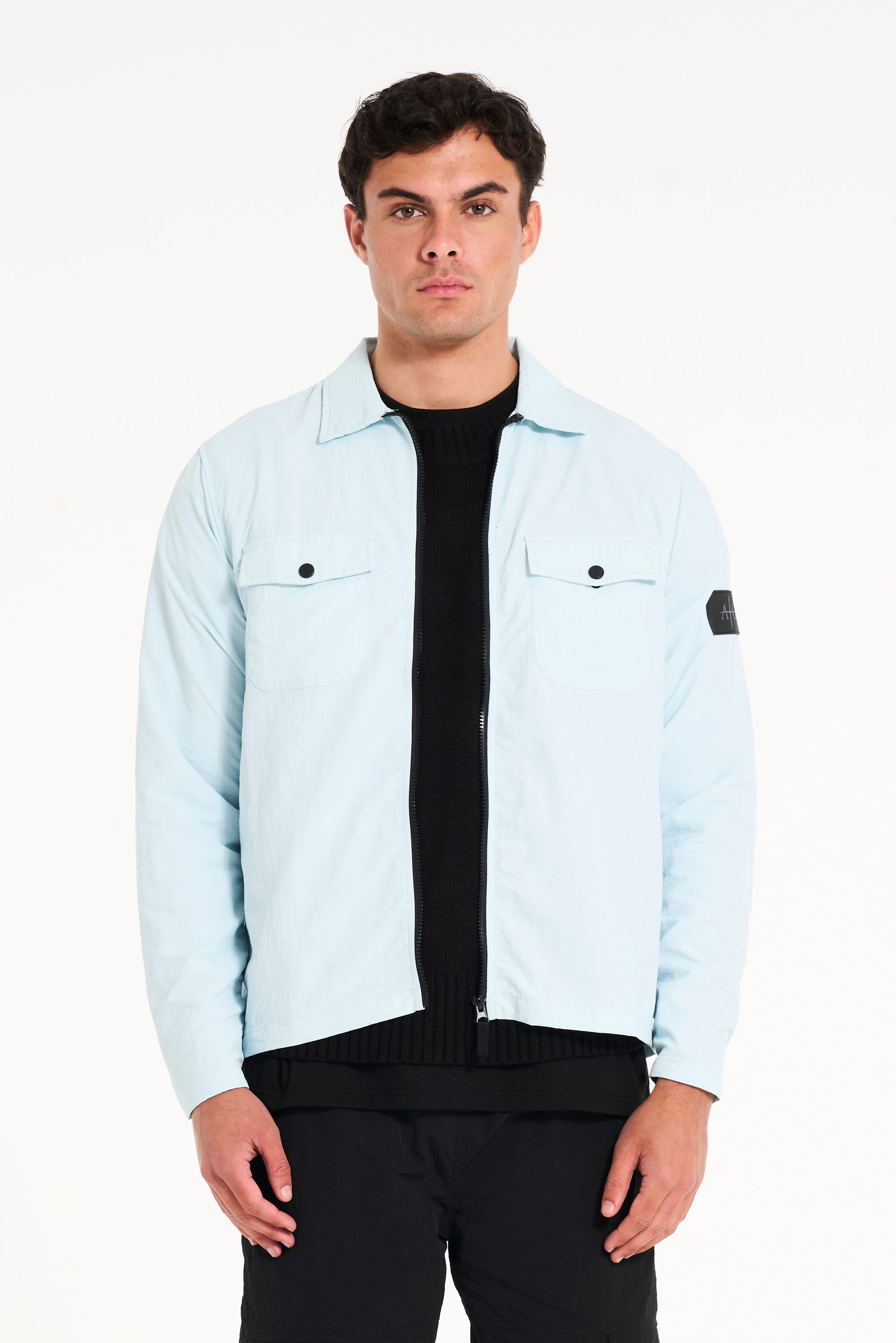 Airwave Overshirt in Sky Blue