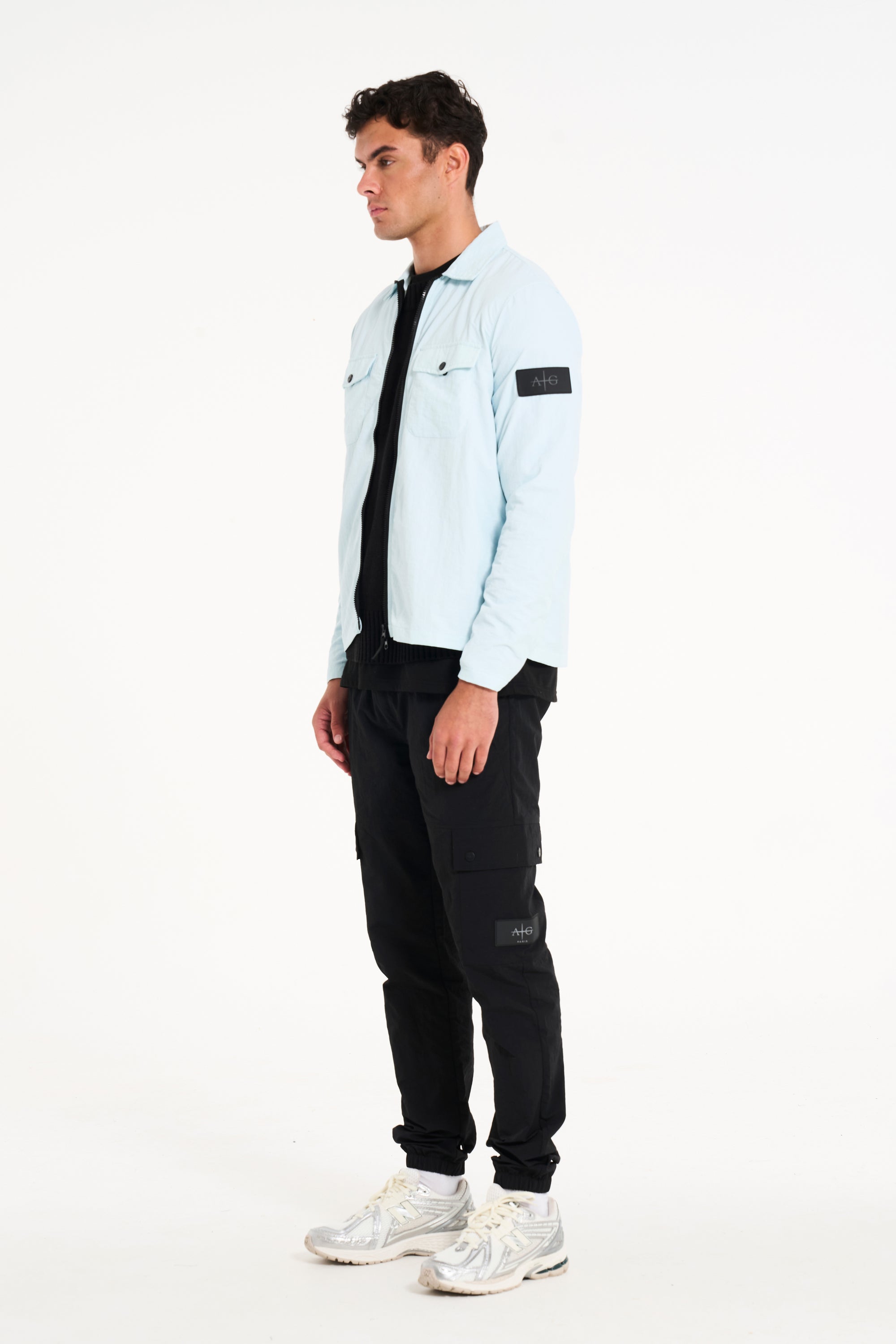 Airwave Overshirt in Sky Blue