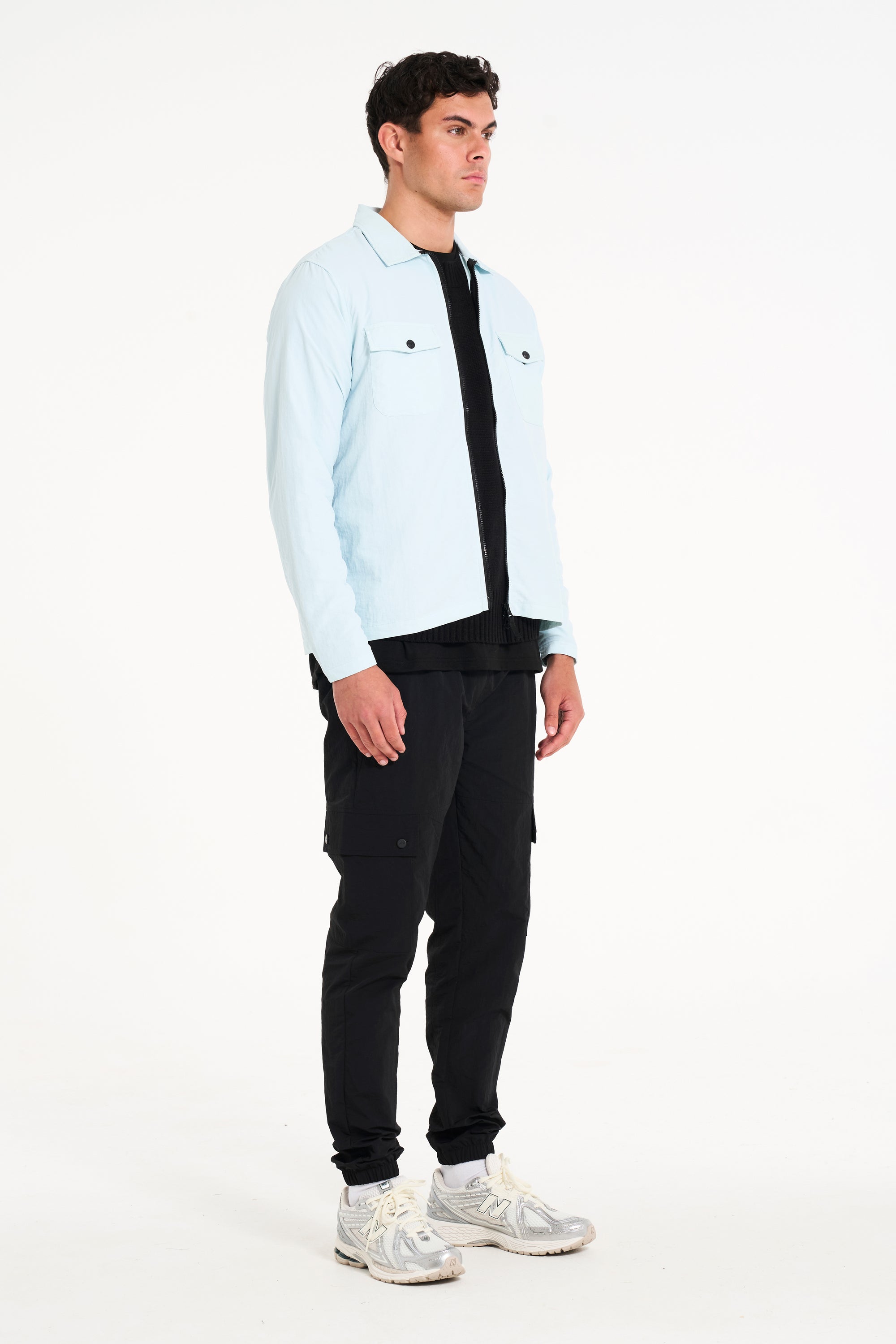 Airwave Overshirt in Sky Blue