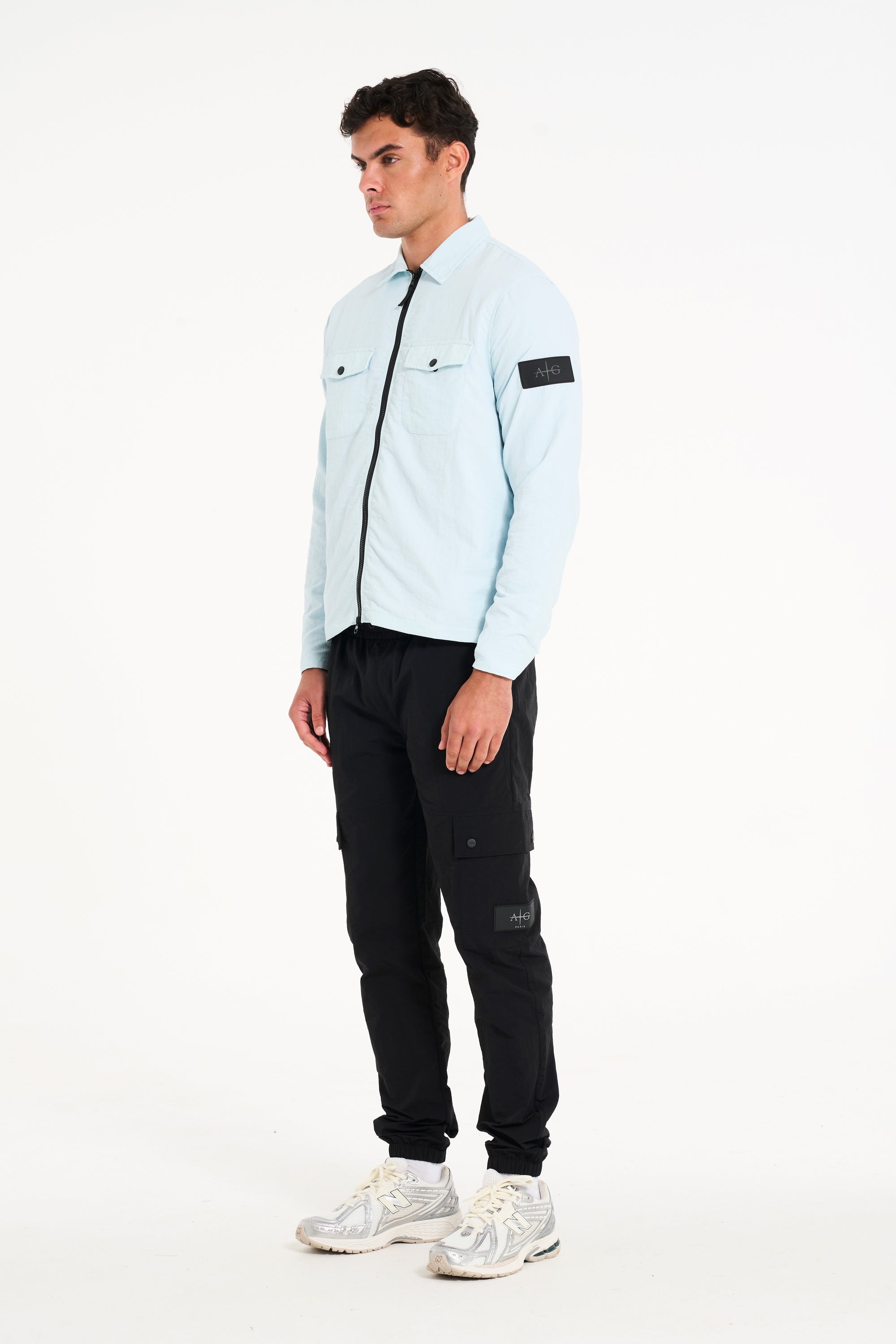 Airwave Overshirt in Sky Blue