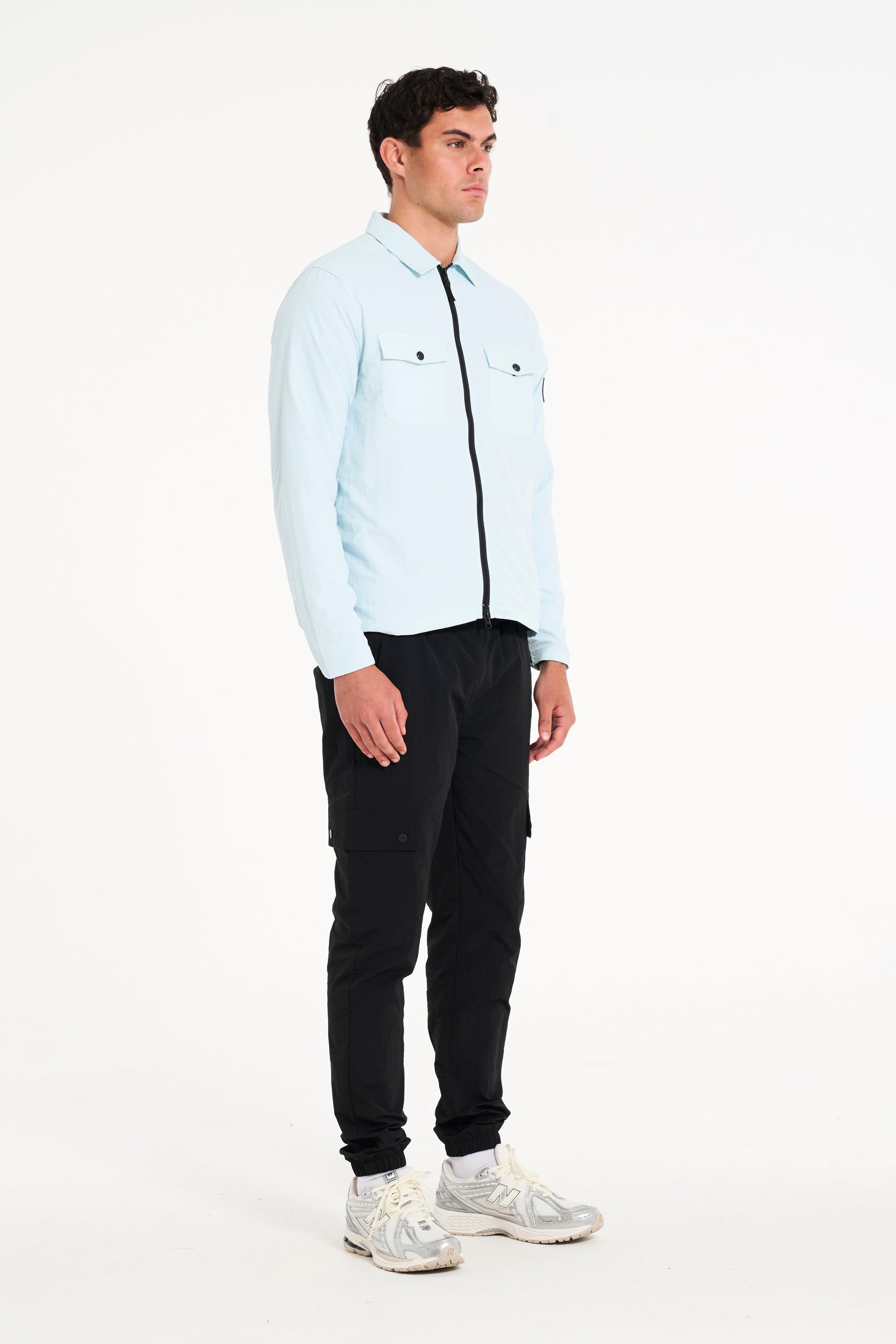 Airwave Overshirt in Sky Blue