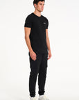 Grid T-Shirt in Black