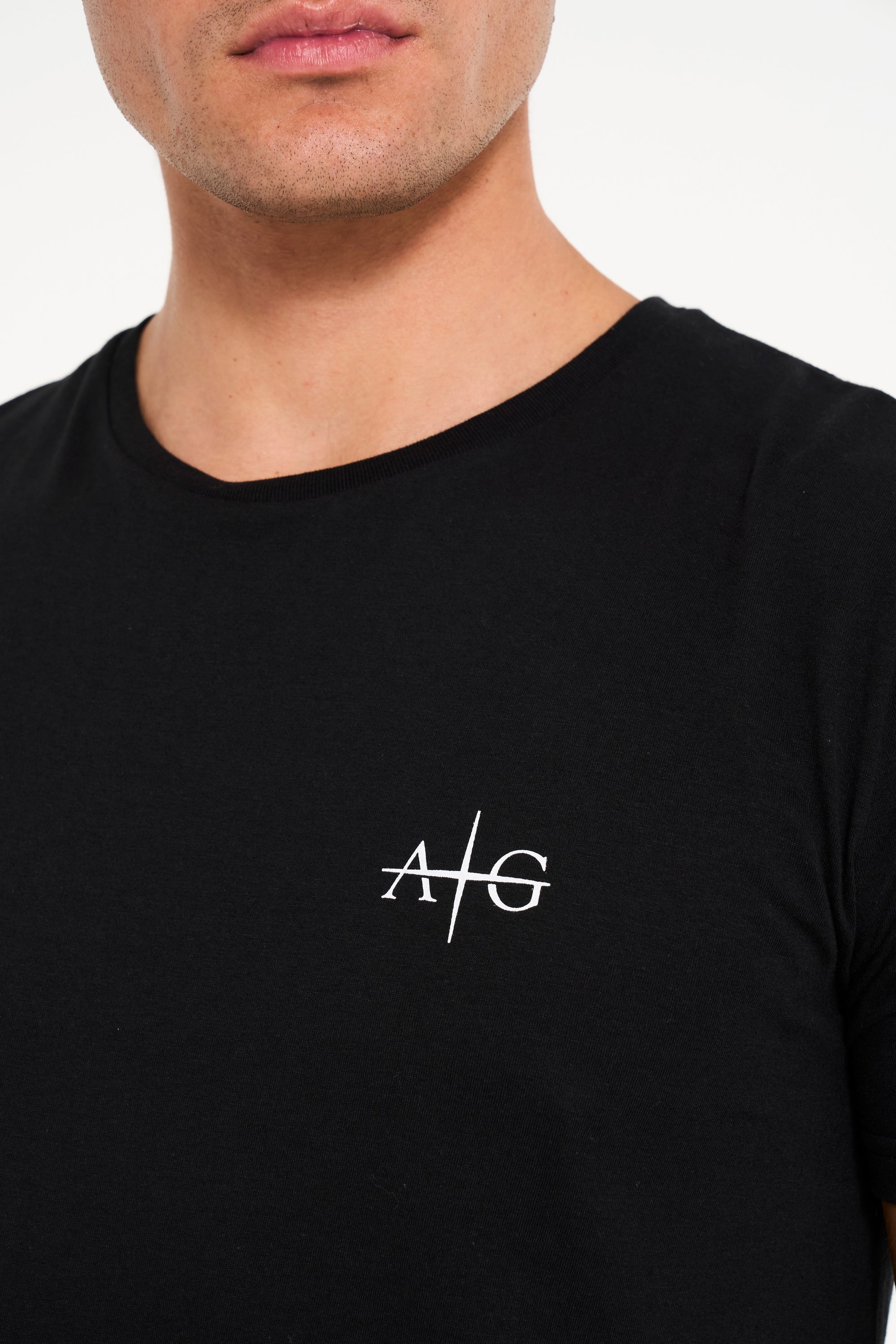 Grid T-Shirt in Black