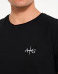 Grid T-Shirt in Black