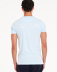 Grid T-Shirt in Sky Blue