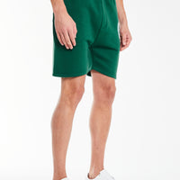 side profle of co ord sets for men in dark green