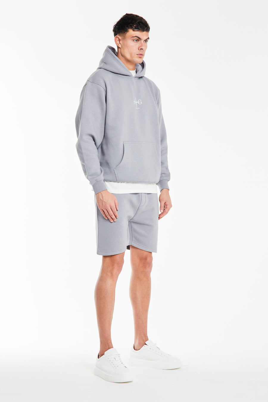 light grey mens twin set clothing