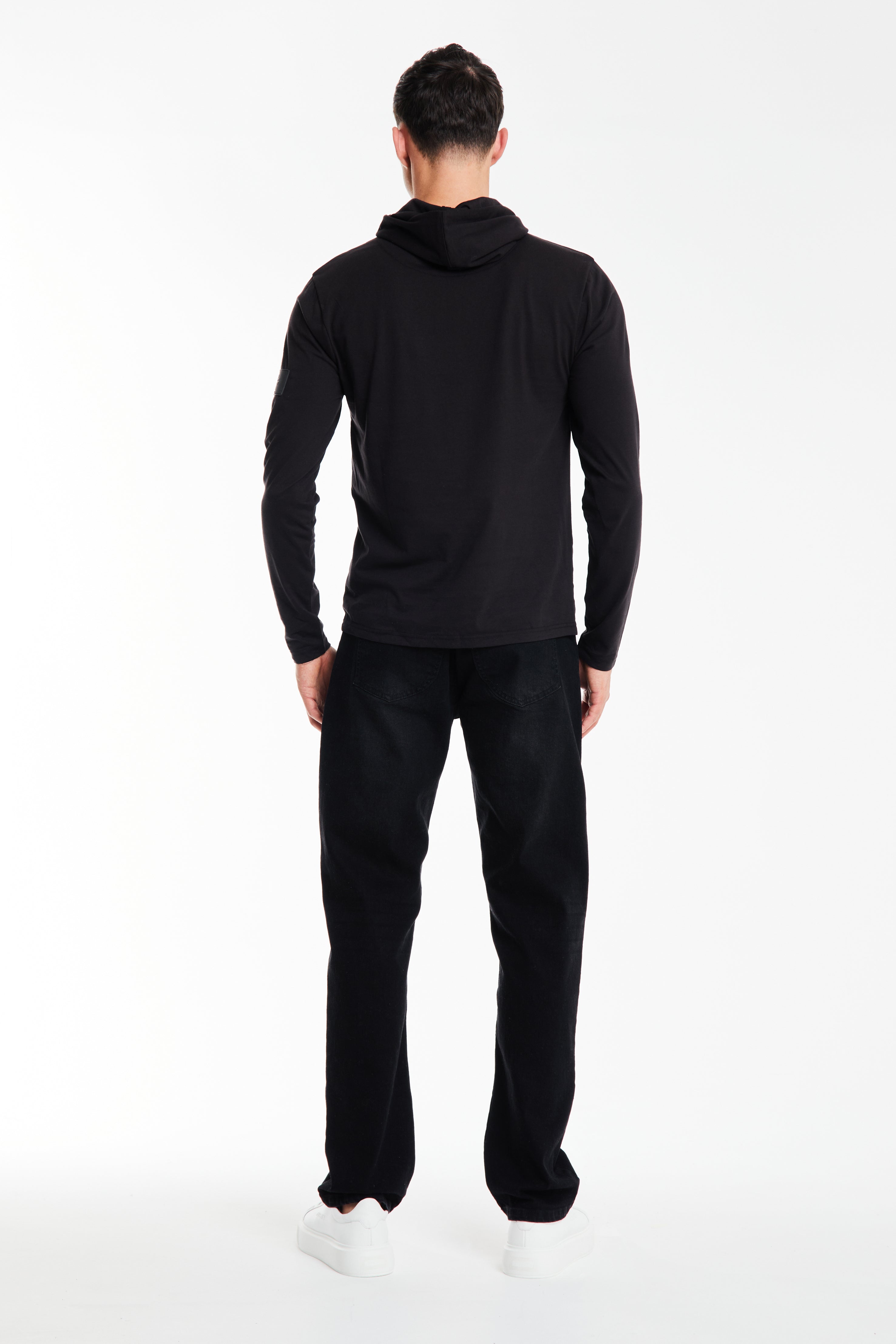 Collusive Hooded Top in Black – Avant Garde Paris