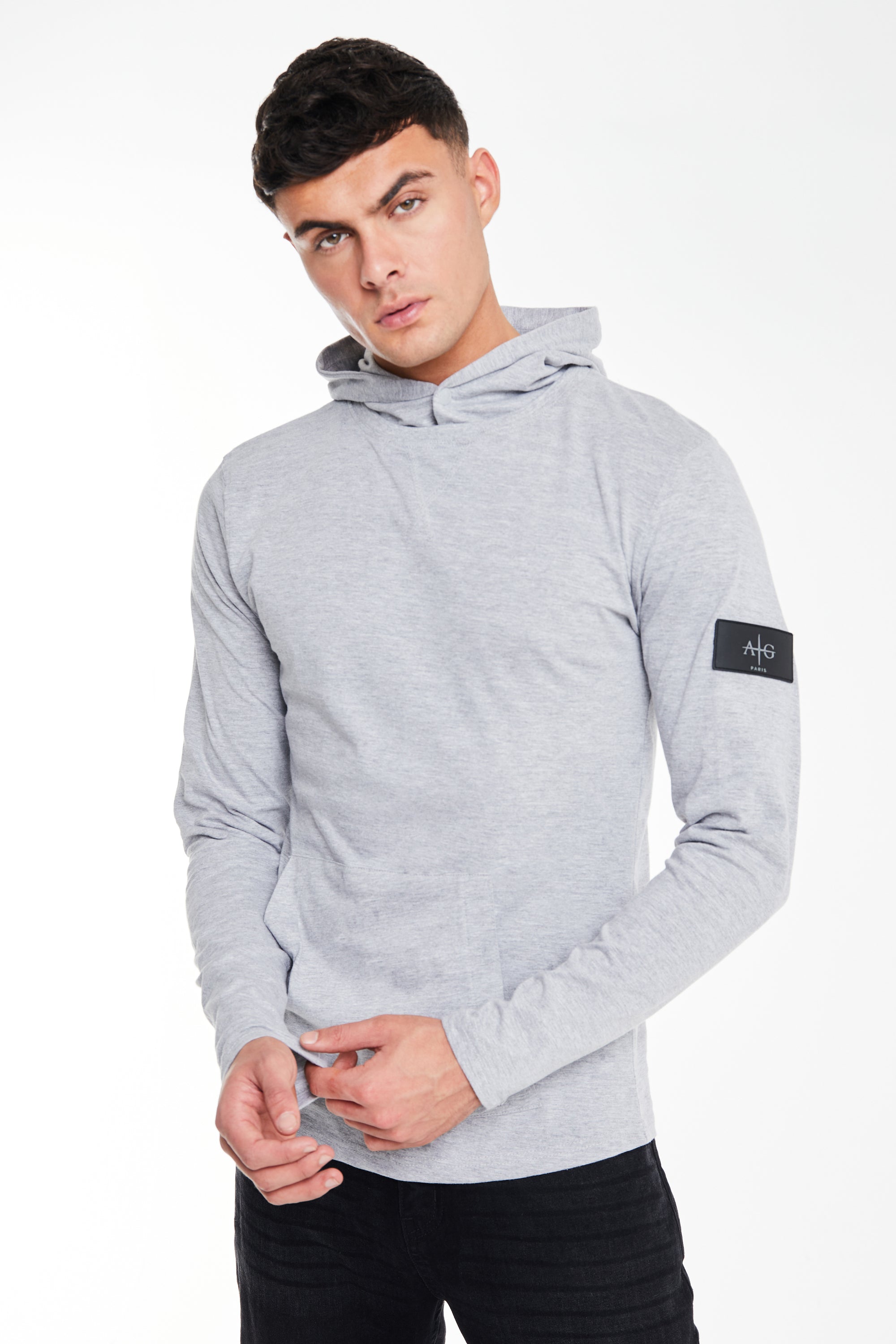 Grey men&#39;s hoodies sale 