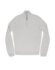 Dagenham Zip Jumper in Light Grey Marl