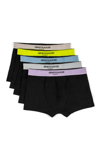 Neutral Five Pack Boxers in Black